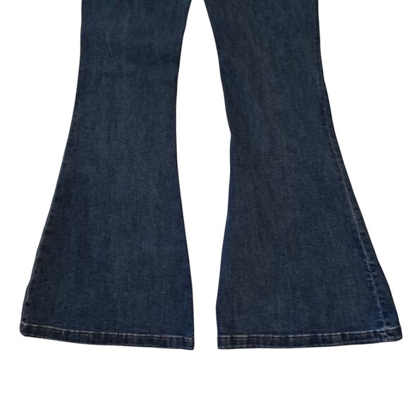 NWT DRIFTWOOD JEANS Medium Wash Veda X Harmony Flare Leg Jeans  Size 28 - Picture 12 of 14
